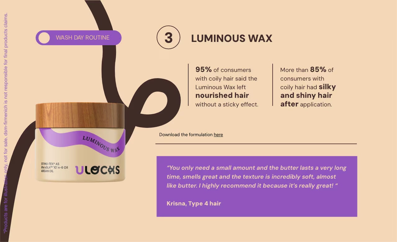 ULocks luminous wax